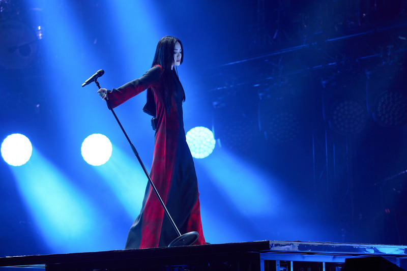 徐佳瑩台北小巨蛋開唱 上台才5分鐘開心飆淚