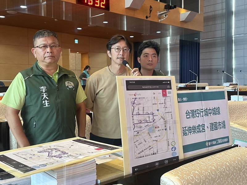 台中東區觀光熱點多 議員籲觀光巴士路線延伸