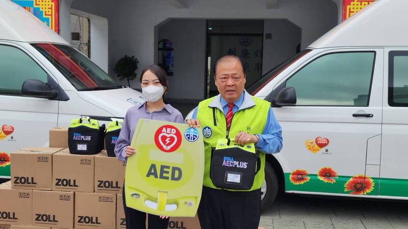 澎湖22部復康巴士獲贈配置AED 到院前急救更獲保障