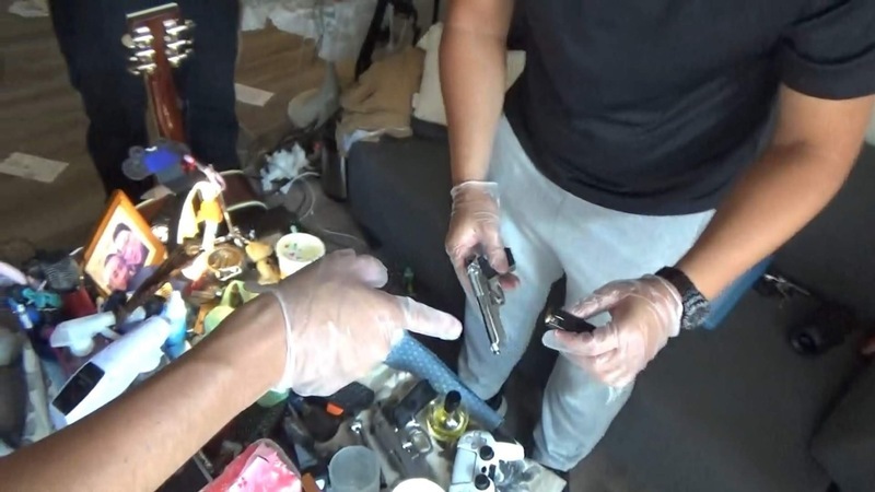 四海幫成員持槍按電鈴擾鄰 北市警蒐證法辦