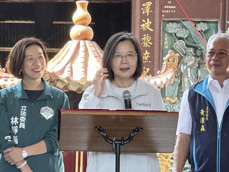 蔡總統讚蕭美琴外交表現一流 賴蕭組合讓台灣更強大