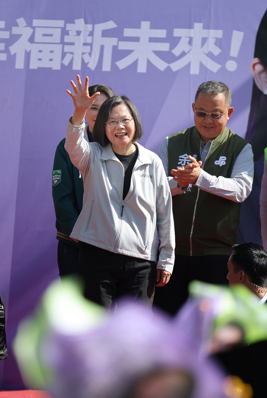 蔡英文：人民每兩年評鑑政府一次 不會一黨獨大