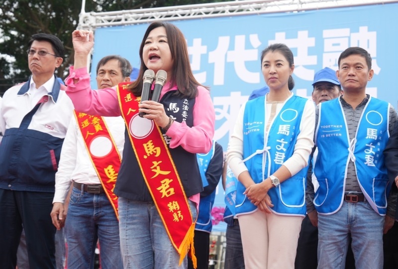 拚立委連任 馬文君：監督避免軍火掮客吸血汗錢