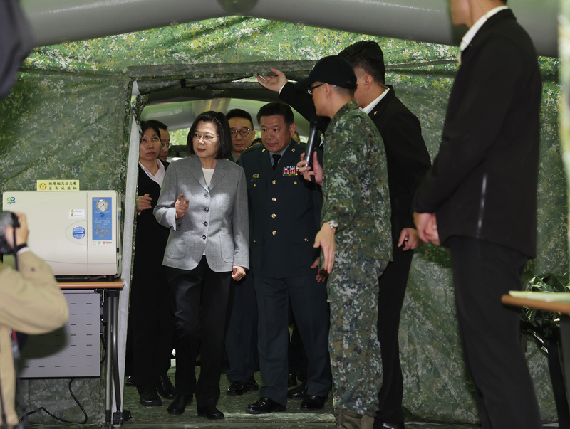 國防醫戰傷訓練大樓啟用 總統：讓國軍獲更周全保護