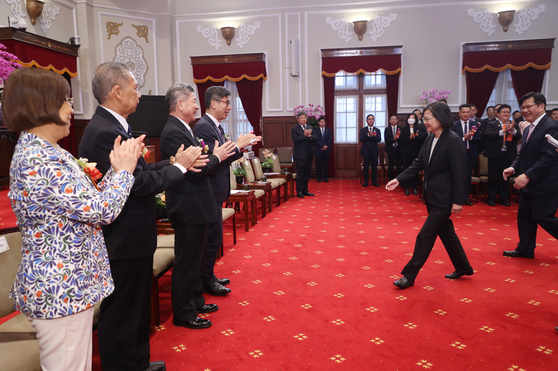 總統：政府做企業最大後盾 讓台灣品牌越擦越亮