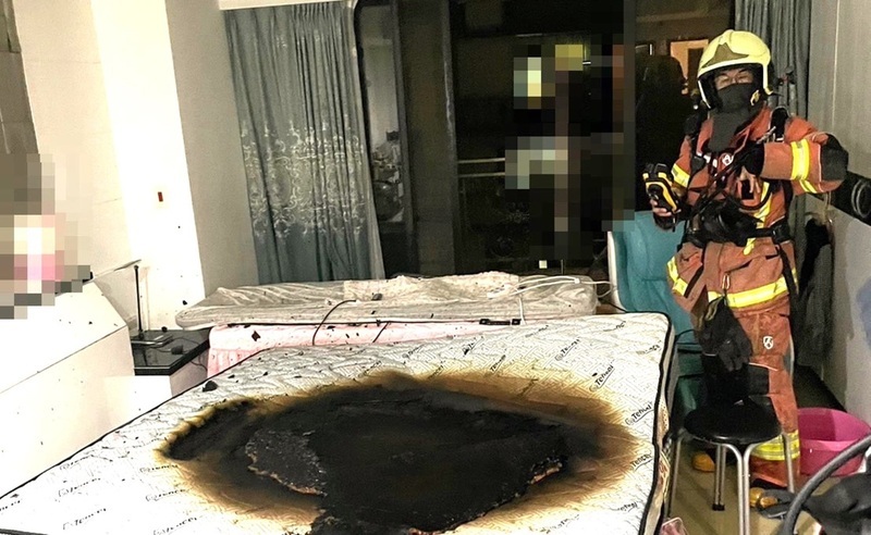 新北新莊疑電熱毯火警 警消籲天冷注意用電安全