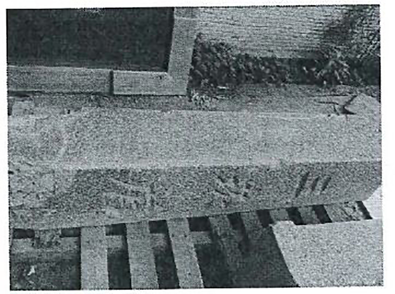 台南古蹟三崁店糖廠神社遺跡 社標石柱不翼而飛