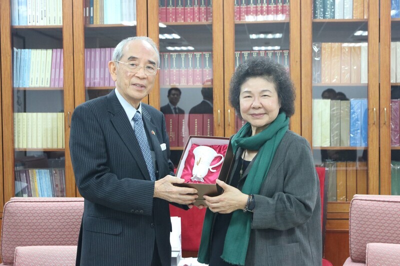 大橋光夫拜會陳菊 將強化台日年輕世代交流