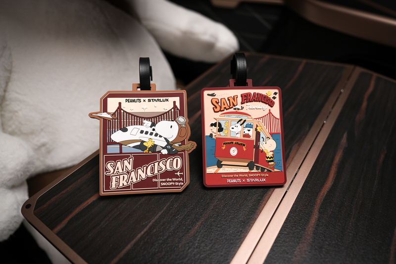 星宇慶16日開航舊金山 送限量史努比行李吊牌