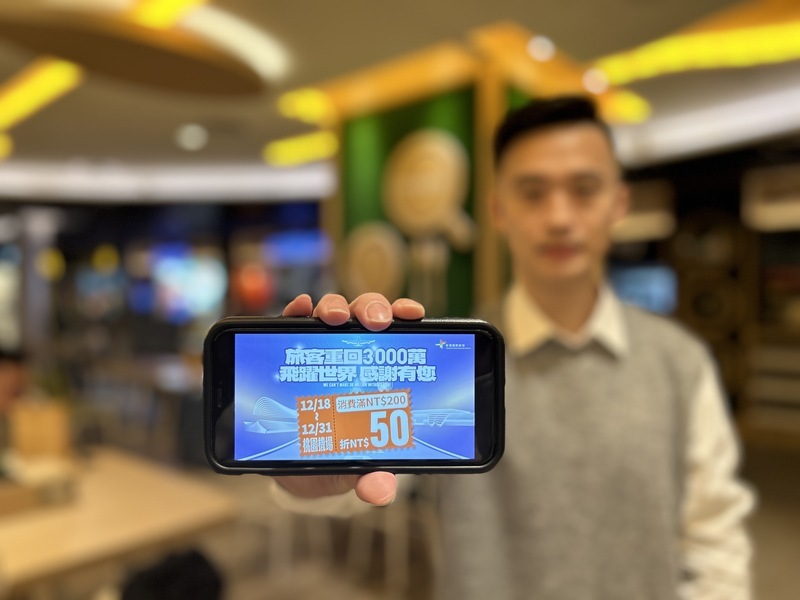 機場公司：航線恢復達疫前8成 電子優惠券回饋旅客