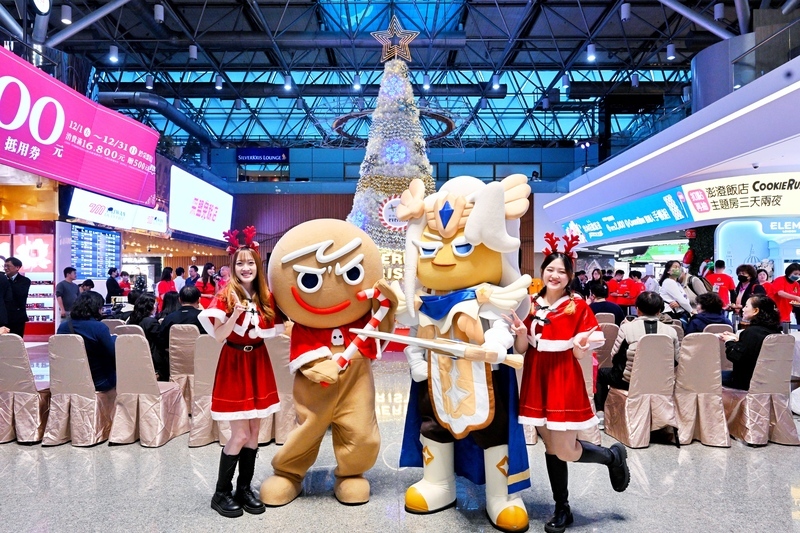 桃園機場報佳音 學子歌聲傳愛國門