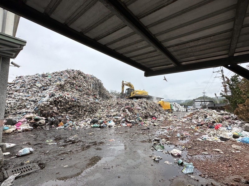度過三獻清醮法會考驗 外運量增埔里垃圾山變矮