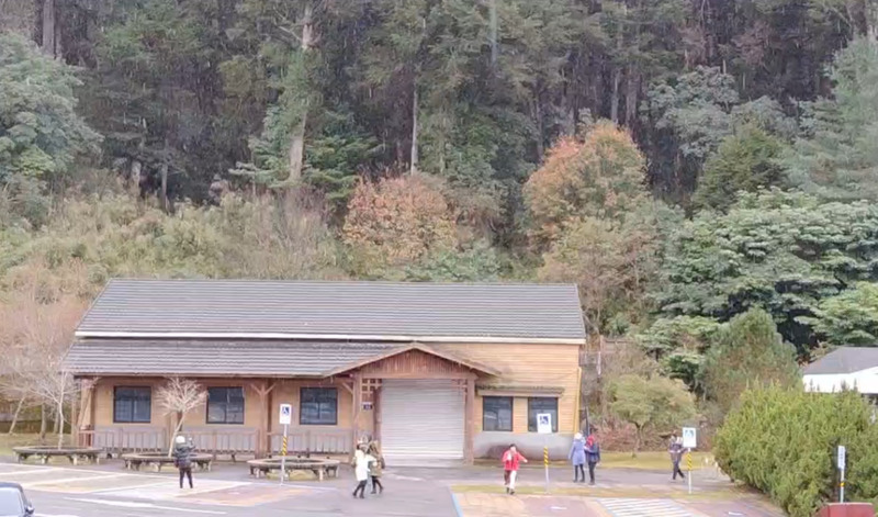 大雪山降下首場雪 遊客不畏寒冷歡喜漫步