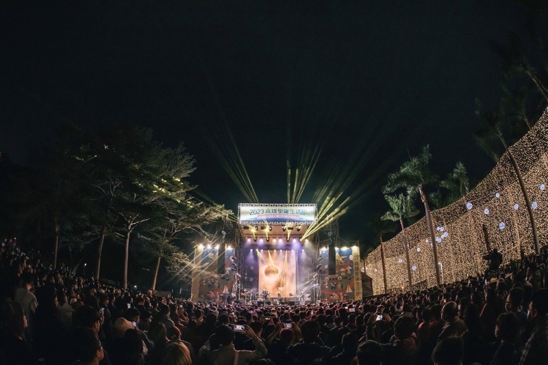 高雄耶誕活動帶動中央公園人潮 湧16萬人次