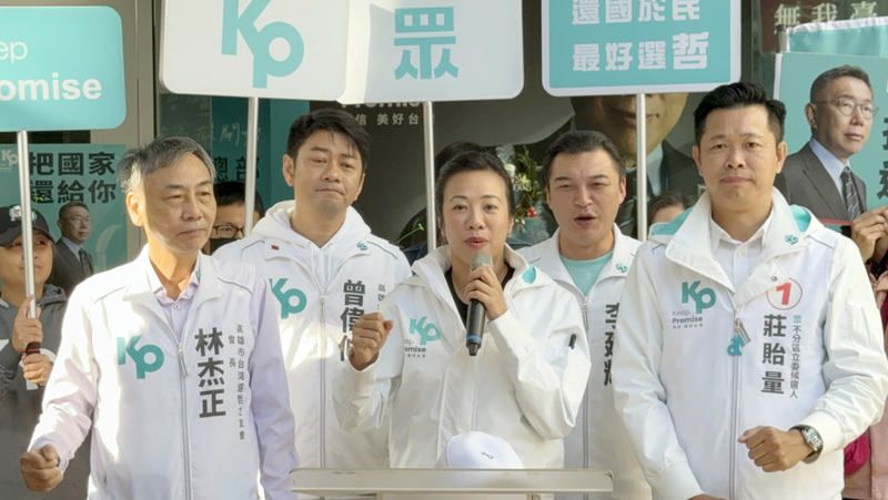 吳欣盈第2天高雄車掃 笑稱自己聲音沙啞低八度