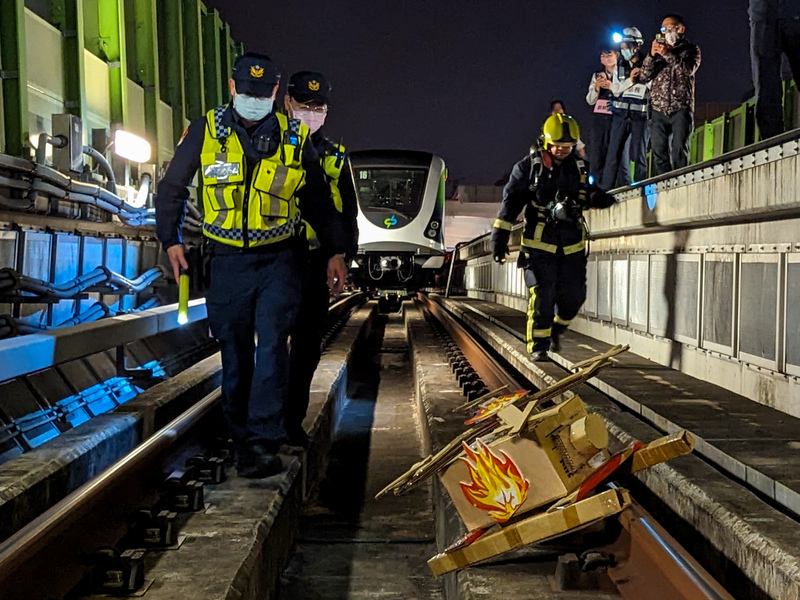 中捷多重災害演練 啟動共同防災機制強化安全