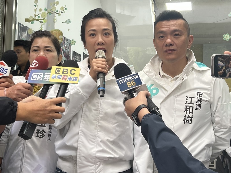 台中造勢晚會出現空氣槍 吳欣盈：維安會再加強