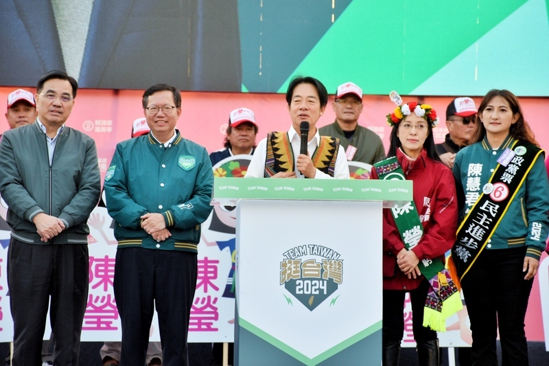 出席立委造勢嘉年華 賴清德允重視栽培原住民族