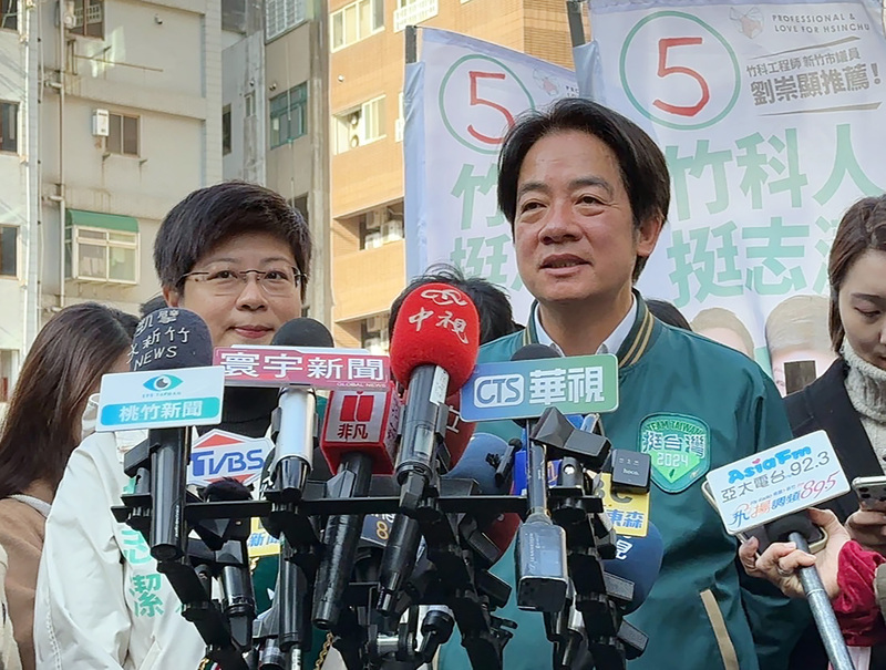 徐耀昌謝救苗栗財政 賴清德：民進黨建設不分黨派