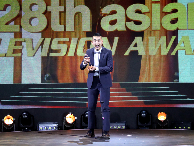 演員莊岳與楊麗音 奪亞洲電視大獎最佳男女配角