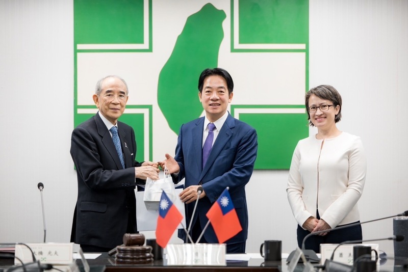 當選後首日接見大橋光夫 賴清德期待提升台日合作