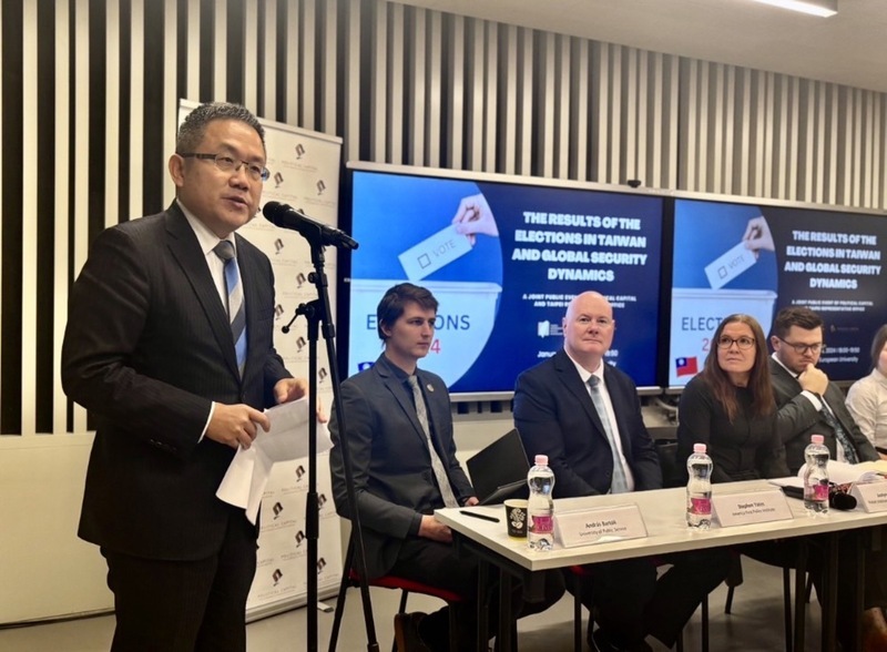 大選落幕 駐匈代表：台灣無懼中國威脅 民主獲勝