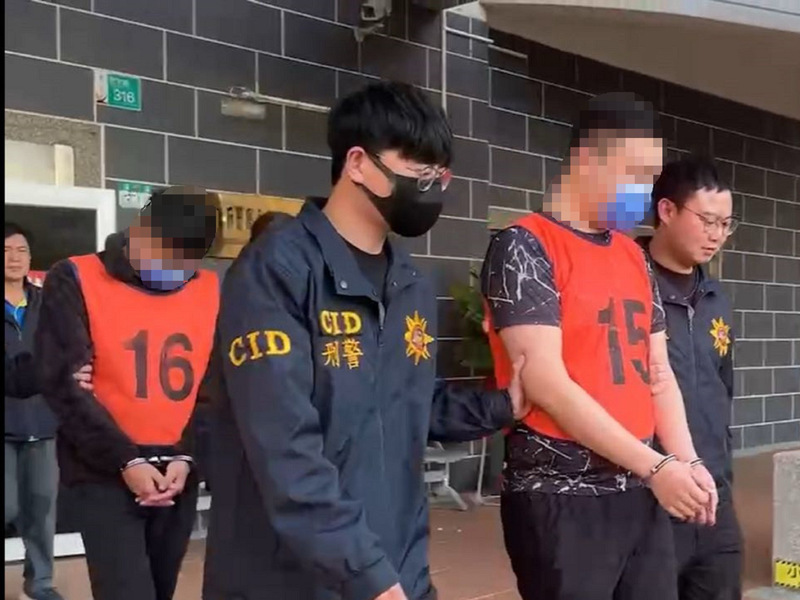 車手疑私吞贓款被監禁毆打 南警逮弘仁會6人送辦