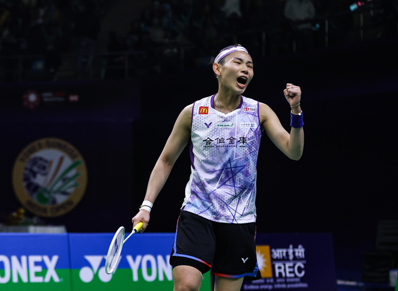 戴資穎攻守出色 印度羽球公開賽完全宰制奪冠