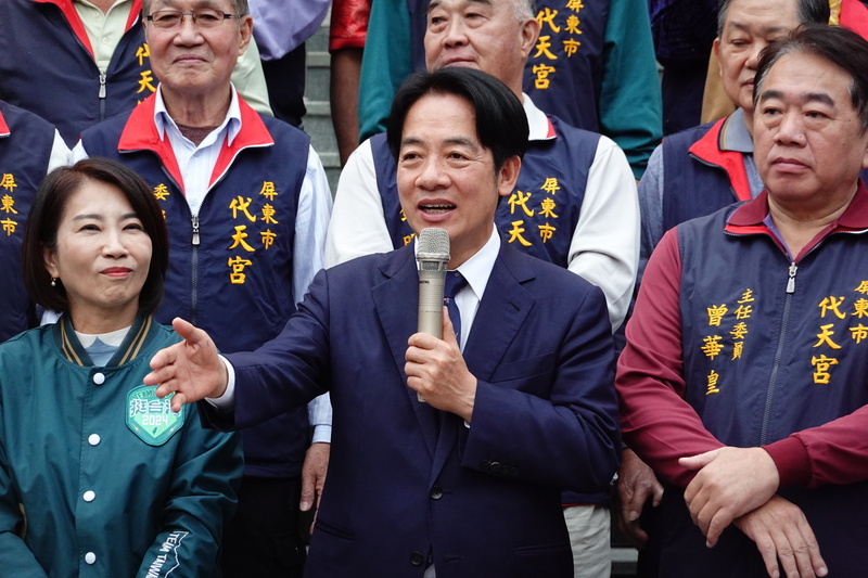 賴清德屏東謝票 要發展經濟讓社會更安定