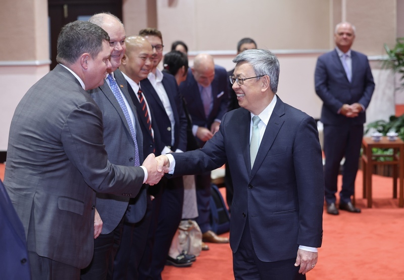 接見美台商業協會訪團 陳建仁盼解決雙重課稅問題