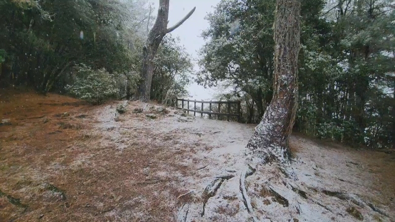 雪霸海拔逾2400公尺降雪 冬攀「三寶」不可少