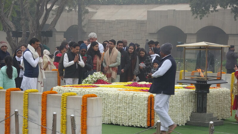 聖雄甘地逝世76週年 眼鏡與紡織機成精神象徵