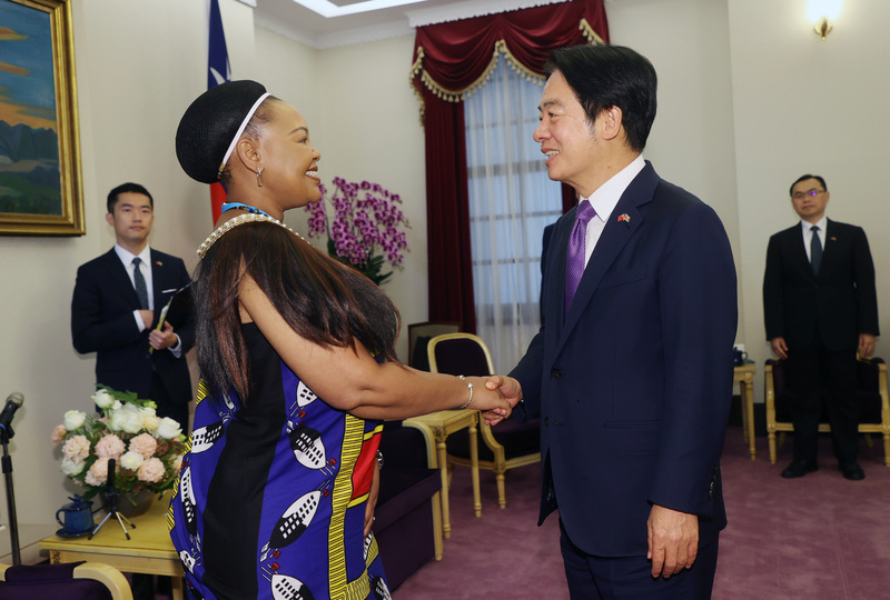 接見史瓦帝尼外長 賴副總統：竭力鞏固邦誼深化合作