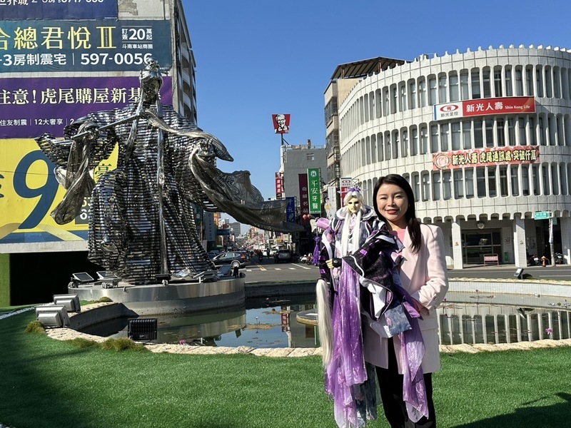 春節遊雲林 張嘉郡首推6公尺高「素還真」鋼雕