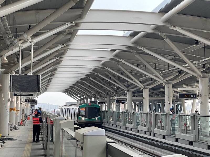 高捷紅線推進 南岡山至岡山車站行車測試中