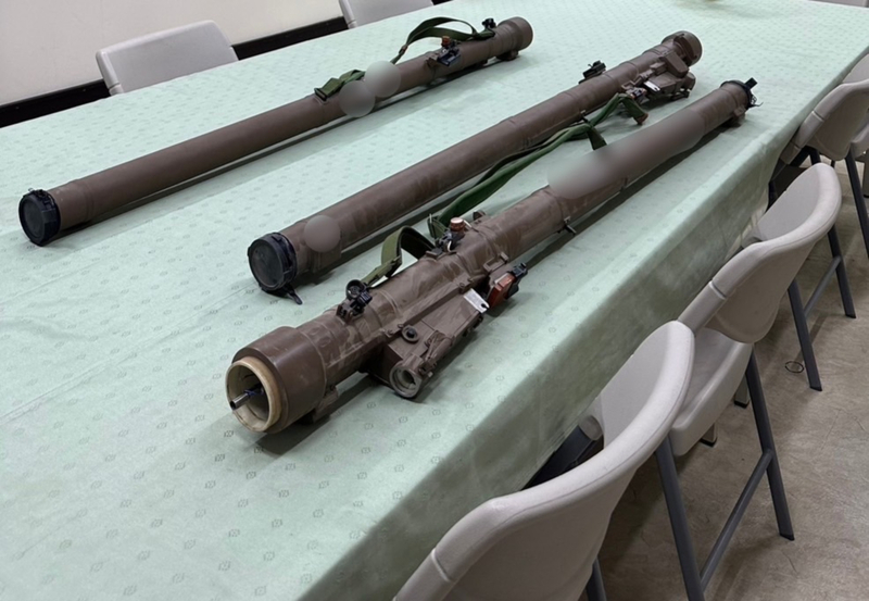 基隆關112年查走私 緝獲8具已使用過飛彈發射空筒