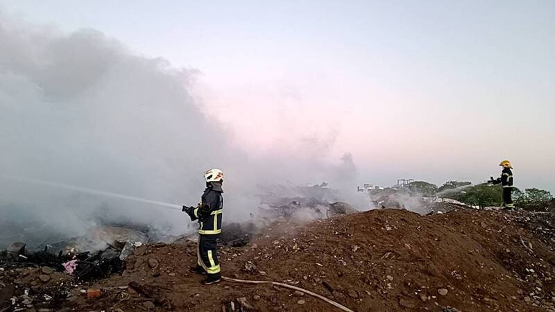 嘉市湖子內環保用地火警殃及嘉縣 蔡易餘：追究到底