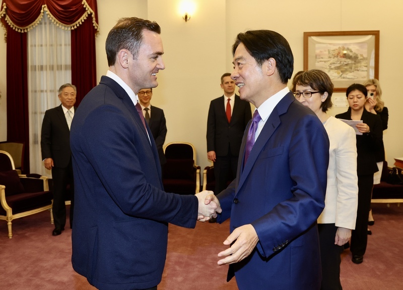 賴清德接見蓋拉格 重申四原則處理兩岸關係