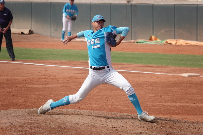 蕭齊木棒聯賽先發勝 獲讚有畢業要拚旅外好手的樣子