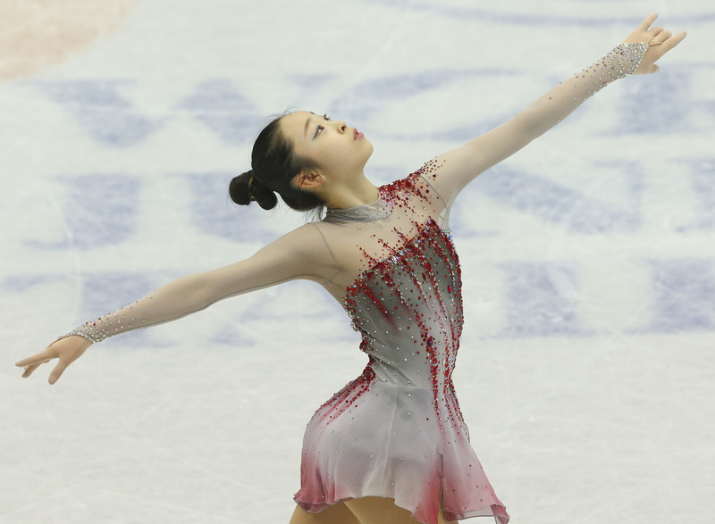 花滑世青賽出現失誤 蔡玉鳳以第23名作收