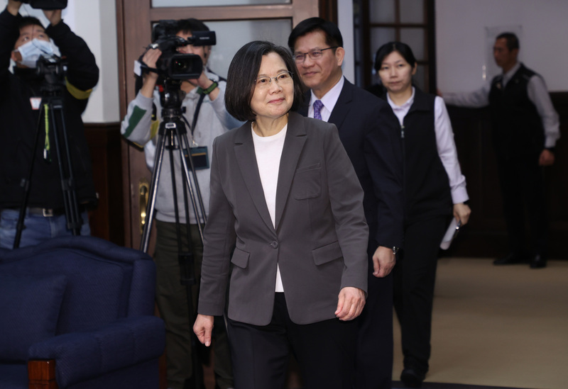 蔡總統接見密西根州長 建立安全供應鏈完善產業聚落