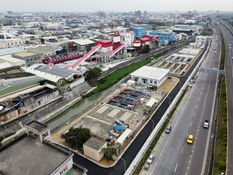台南虎尾寮水資中心5月竣工 改善三爺溪水質