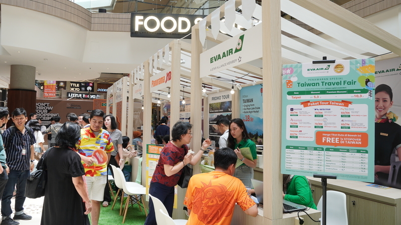 台灣觀光展銷會雅加達登場 花生捲冰淇淋吸客