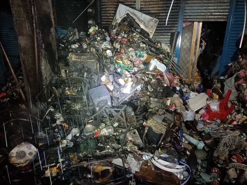 八里凌晨3分鐘內連2起火警 縱火男家中泡茶被逮