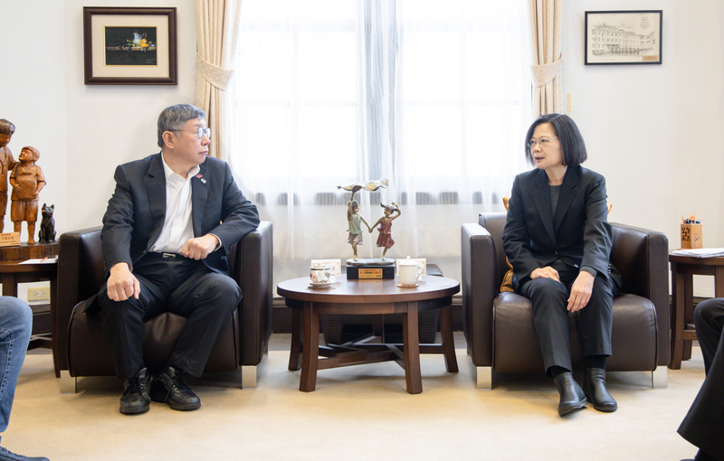 陳建仁樂見蔡柯會 盼不分黨派共同捍衛台灣