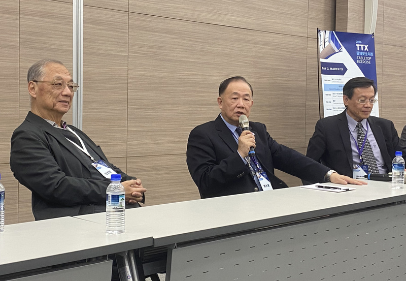 民間辦區域兵推 陳永康：前瞻10年尋求解套方案