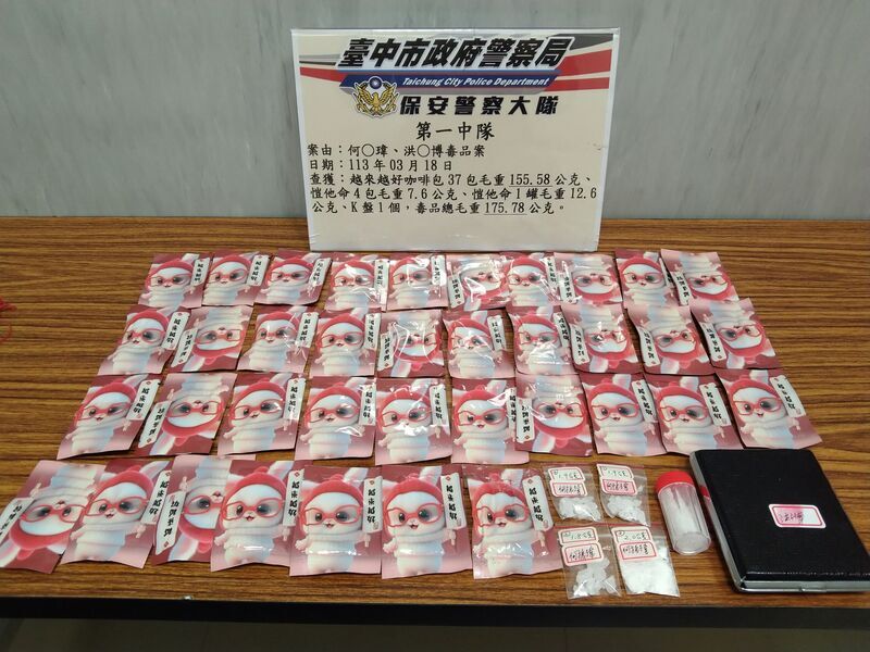 轎車後牌照燈不亮 台中警攔下查獲無照駕駛及毒品