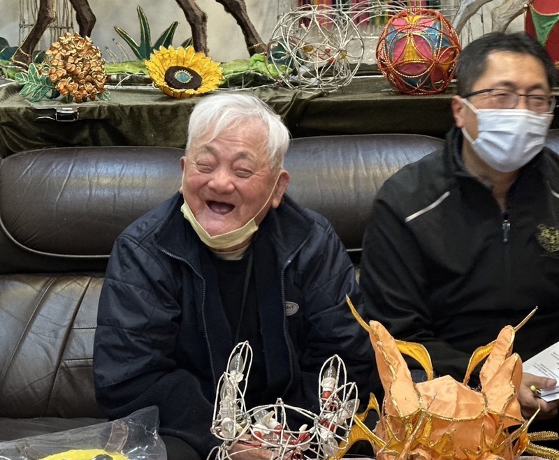 花燈製作列竹市無形文化資產 98歲蕭在淦為保存者