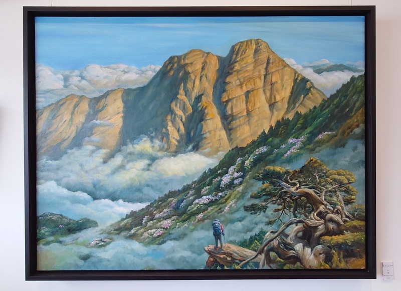 畫家王德合登覽50餘座台灣百岳 畫山畫樹畫出感動