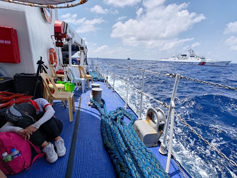 前進南海直擊中菲對峙現場 中央社採訪側記